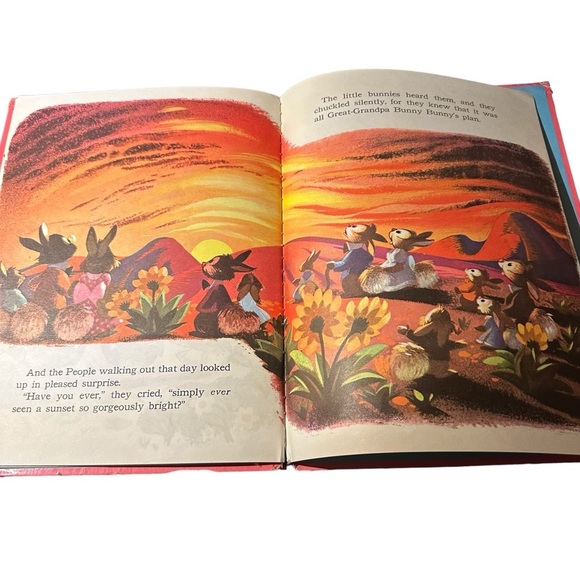 Walt Disneys Bunny Book x Golden Book Large Hardback 2nd Edition Authorized 1972 - Picture 10 of 11